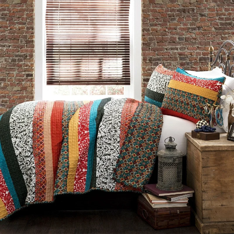 Synthetic fiber blend blankets for a budget - friendly choiceSynthetic fiber blend blankets for a budget - friendly choiceDaily Boutik King size 3-Piece Quilt Set in Modern Colorful Stripe Geometric Floral Pattern Synthetic fiber blend blankets for a budget - friendly choiceSynthetic fiber blend blankets for a budget - friendly choiceDaily Boutik King size 3-Piece Quilt Set in Modern Colorful Stripe Geometric Floral Pattern