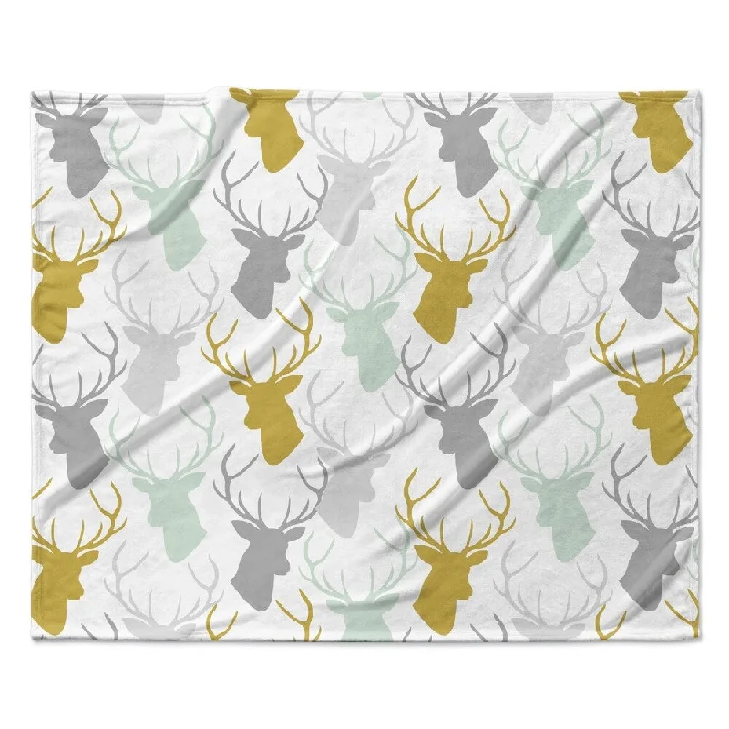 Rayon from bamboo blankets for a silky and breathable feelRayon from bamboo blankets for a silky and breathable feelKESS InHouse Pellerina Design "Scattered Deer White" Fleece Blanket - Multi-color - 80" x 60" Rayon from bamboo blankets for a silky and breathable feelRayon from bamboo blankets for a silky and breathable feelKESS InHouse Pellerina Design "Scattered Deer White" Fleece Blanket - Multi-color - 80" x 60"