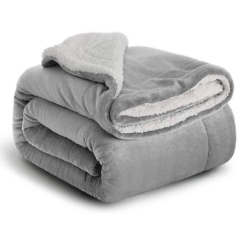 Acrylic blankets for a soft and affordable alternativeAcrylic blankets for a soft and affordable alternative50" x 60" 400 Gsm Throws Sherpa Fleece Blanket Reversible Silver Acrylic blankets for a soft and affordable alternativeAcrylic blankets for a soft and affordable alternative50" x 60" 400 Gsm Throws Sherpa Fleece Blanket Reversible Silver