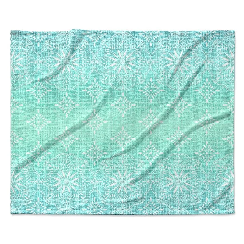 Recycled polyester blankets for an eco - conscious optionRecycled polyester blankets for an eco - conscious optionKESS InHouse Suzie Tremel "Medallion Aqua Ombre" Fleece Blanket - Multi-color - 60" x 50" Recycled polyester blankets for an eco - conscious optionRecycled polyester blankets for an eco - conscious optionKESS InHouse Suzie Tremel "Medallion Aqua Ombre" Fleece Blanket - Multi-color - 60" x 50"