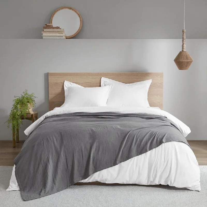 Linen blankets with a rustic and textured lookLinen blankets with a rustic and textured lookKing 100% Cotton Lightweight Blanket Charcoal Linen blankets with a rustic and textured lookLinen blankets with a rustic and textured lookKing 100% Cotton Lightweight Blanket Charcoal
