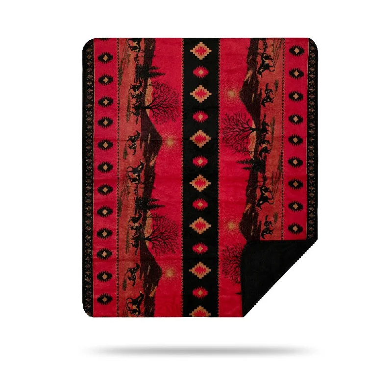 Mohair blankets with a unique sheen and softnessMohair blankets with a unique sheen and softnessDenali Red Running Horses 50"x60" Microplush Blanket Mohair blankets with a unique sheen and softnessMohair blankets with a unique sheen and softnessDenali Red Running Horses 50"x60" Microplush Blanket