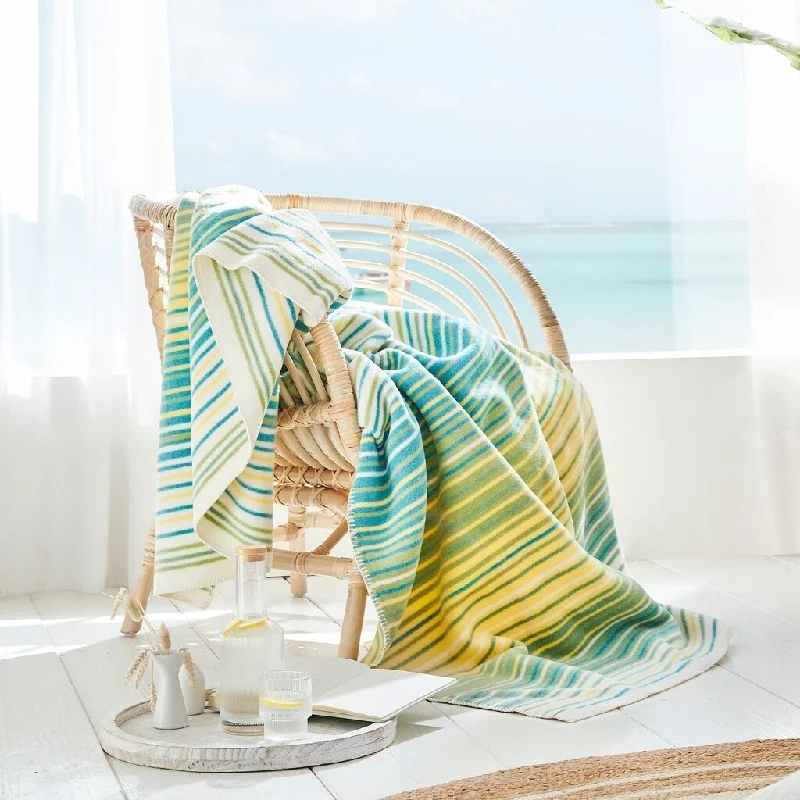 Linen blankets with a rustic and textured lookLinen blankets with a rustic and textured lookIBENA Tropical Green Yellow Striped Throw Blanket 'Makawao' Linen blankets with a rustic and textured lookLinen blankets with a rustic and textured lookIBENA Tropical Green Yellow Striped Throw Blanket 'Makawao'