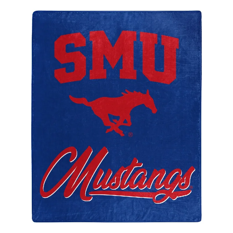 Queen - size blankets for standard - sized bedsQueen - size blankets for standard - sized bedsCOL 0706 Southern Methodist Signature Raschel