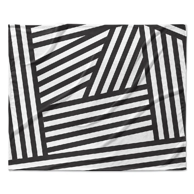 Rayon from bamboo blankets for a silky and breathable feelRayon from bamboo blankets for a silky and breathable feelKESS InHouse Louise Machado "Black Stripes" Fleece Blanket - Multi-color - 80" x 60" Rayon from bamboo blankets for a silky and breathable feelRayon from bamboo blankets for a silky and breathable feelKESS InHouse Louise Machado "Black Stripes" Fleece Blanket - Multi-color - 80" x 60"