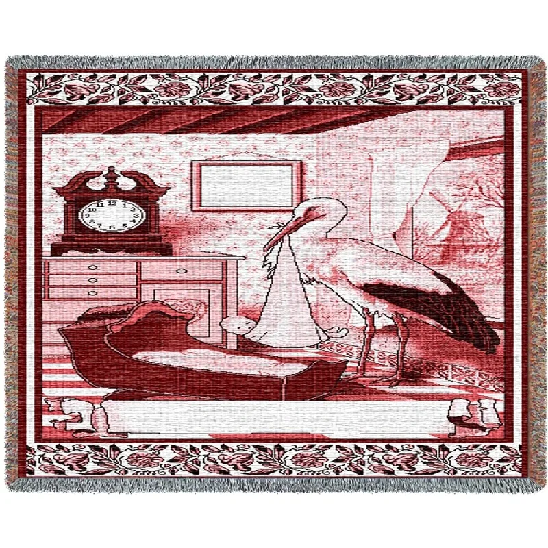 Synthetic fiber blend blankets for a budget - friendly choiceSynthetic fiber blend blankets for a budget - friendly choiceDutch Nursery Pink Mini Blanket