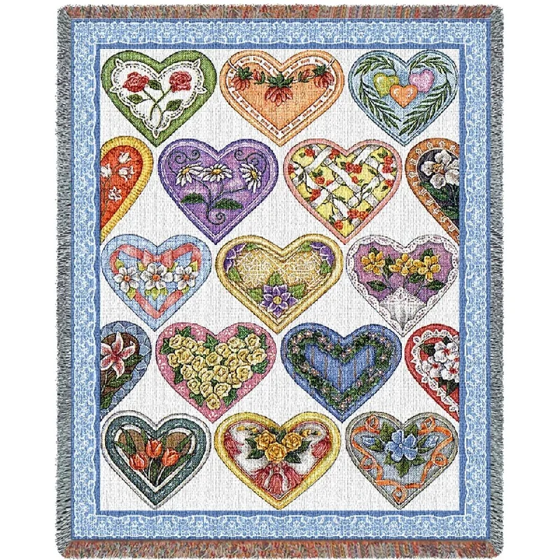 Rayon from bamboo blankets for a silky and breathable feelRayon from bamboo blankets for a silky and breathable feelHearts To You Blanket