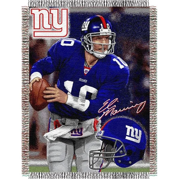 Cashmere blankets for ultimate softness and luxuryCashmere blankets for ultimate softness and luxuryNFL Eli Manning New York Giants Woven Tapestry Throw