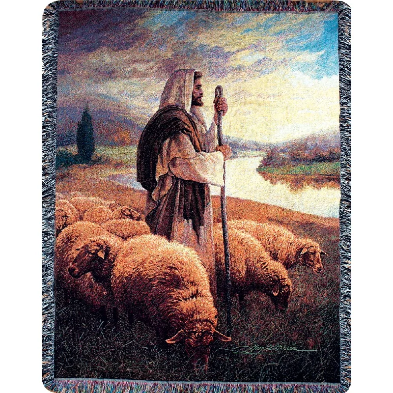 Linen blankets with a rustic and textured lookLinen blankets with a rustic and textured lookManual Woodworkers Good Shepherd Tapestry Throw Linen blankets with a rustic and textured lookLinen blankets with a rustic and textured lookManual Woodworkers Good Shepherd Tapestry Throw
