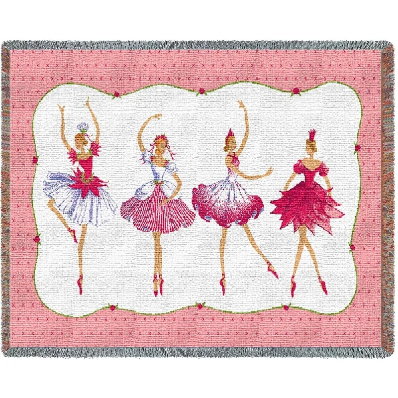 Linen blankets with a rustic and textured lookLinen blankets with a rustic and textured lookFour Ballerinas Tapestry Mini Blanket Linen blankets with a rustic and textured lookLinen blankets with a rustic and textured lookFour Ballerinas Tapestry Mini Blanket