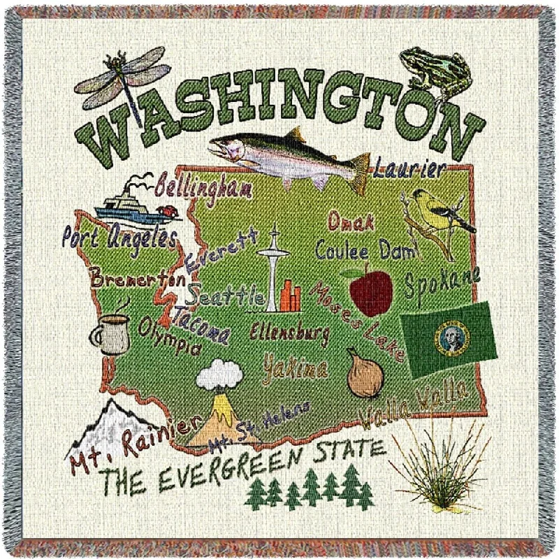 Alpaca wool blankets for a hypoallergenic and warm optionAlpaca wool blankets for a hypoallergenic and warm optionWashington State Small Blanket
