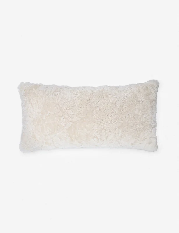 Pregnancy Pillows for Expectant MothersSamaire Shearling Lumbar Pillow