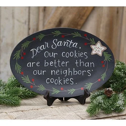 Floral - printed bed skirts for a feminine touchOur Cookies Are Better Oval Plate