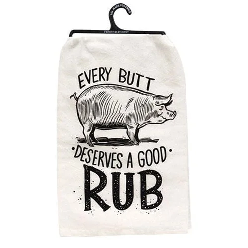Bed skirts with a wrinkle - resistant fabricEvery Butt Deserves a Good Rub Kitchen Towel