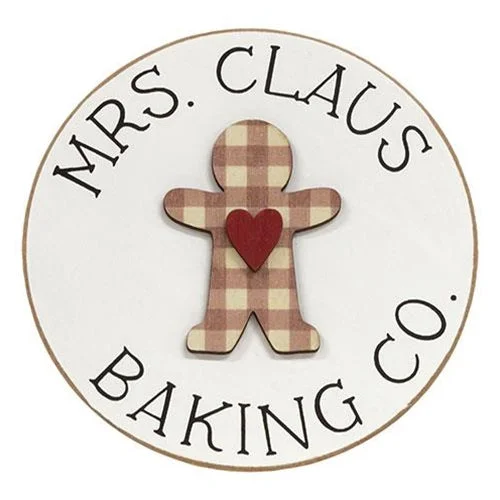 Bed skirts with a flannel material for a cozy winter optionMrs. Claus Baking Co. Circle Easel Sign Bed skirts with a flannel material for a cozy winter optionMrs. Claus Baking Co. Circle Easel Sign
