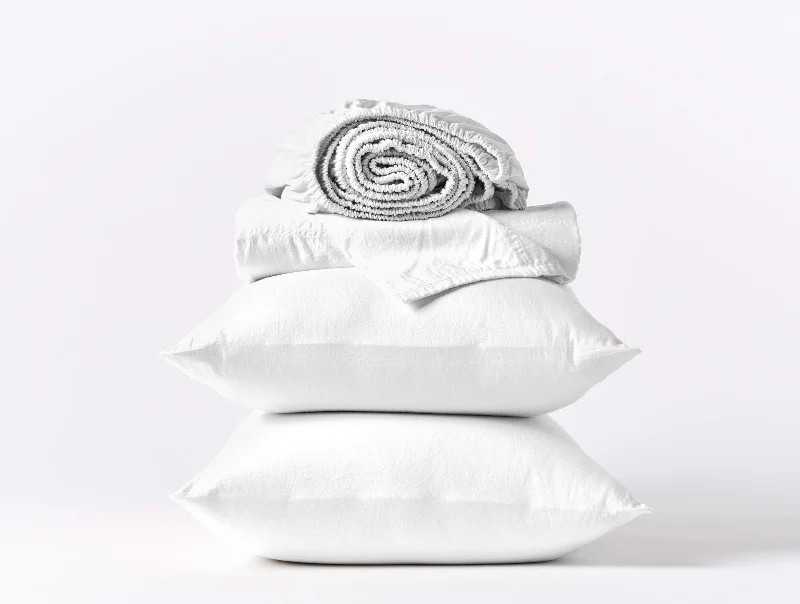 Down Alternative Pillows for Ethical ChoicesCloud Soft Organic Sateen Sheet Set - Renewed Down Alternative Pillows for Ethical ChoicesCloud Soft Organic Sateen Sheet Set - Renewed