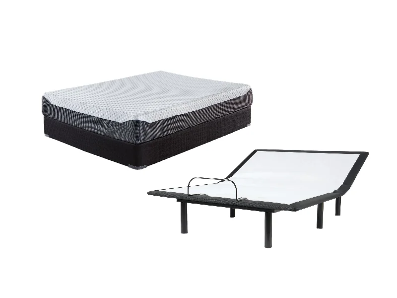 Queen - size mattresses for couples and standard bedrooms14 Inch Chime Elite Memory Foam Mattress with Adjustable Base