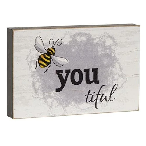 Bed skirts with a modern art - inspired printBee You Tiful Block 2.75" x 4.25"