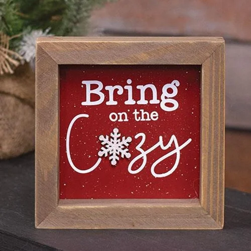 Bed skirts in neutral colors for easy pairingBring on the Cozy Framed Sign