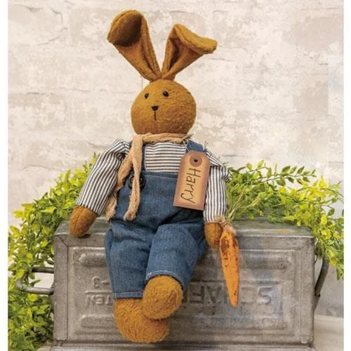 Bed skirts with a tie - back design for adjustabilityHarry Bunny Doll