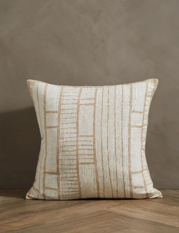 Down Alternative Pillows for Ethical ChoicesChute Silk Pillow, Natural by Hadiya Williams