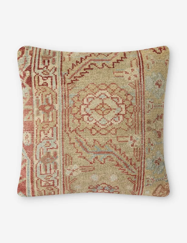 Plush Pillows for a Cozy BedVintage Pillow No. 87, 16" x 16"