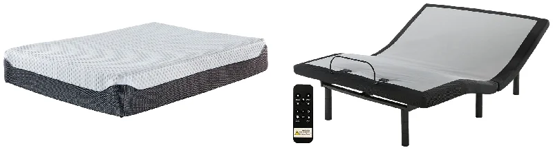 King - size mattresses for spacious master bedrooms12 Inch Chime Elite Mattress with Adjustable Base