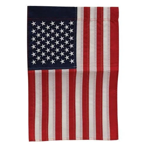Bed skirts in bold colors for a statement - making lookEmbroidered Nylon American Garden Flag Bed skirts in bold colors for a statement - making lookEmbroidered Nylon American Garden Flag