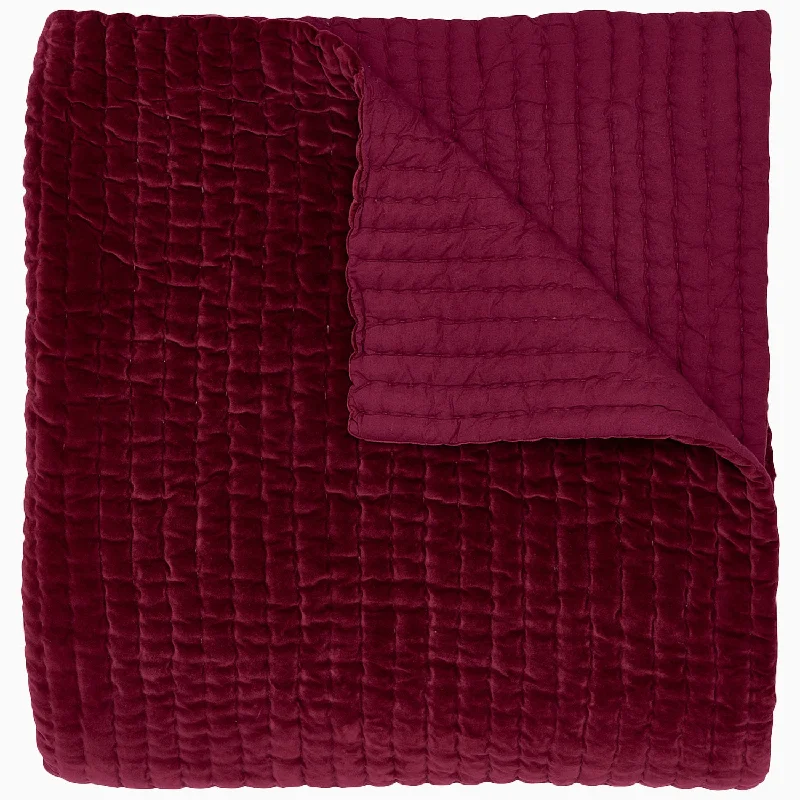 Memory Foam Pillows for Neck SupportVelvet Berry Quilt