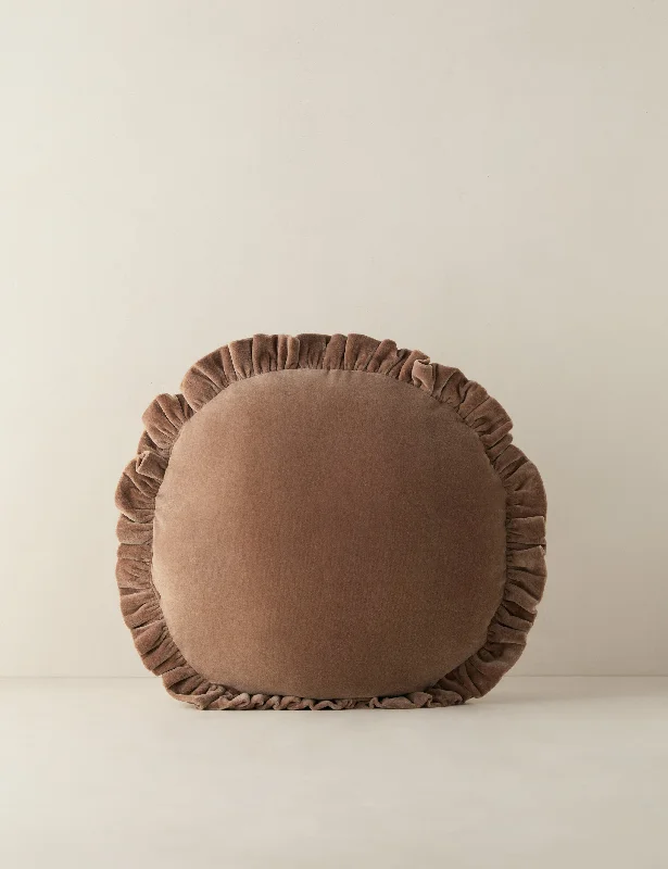 Back Support Pillows for Office ChairsMauree Velvet Round Pillow