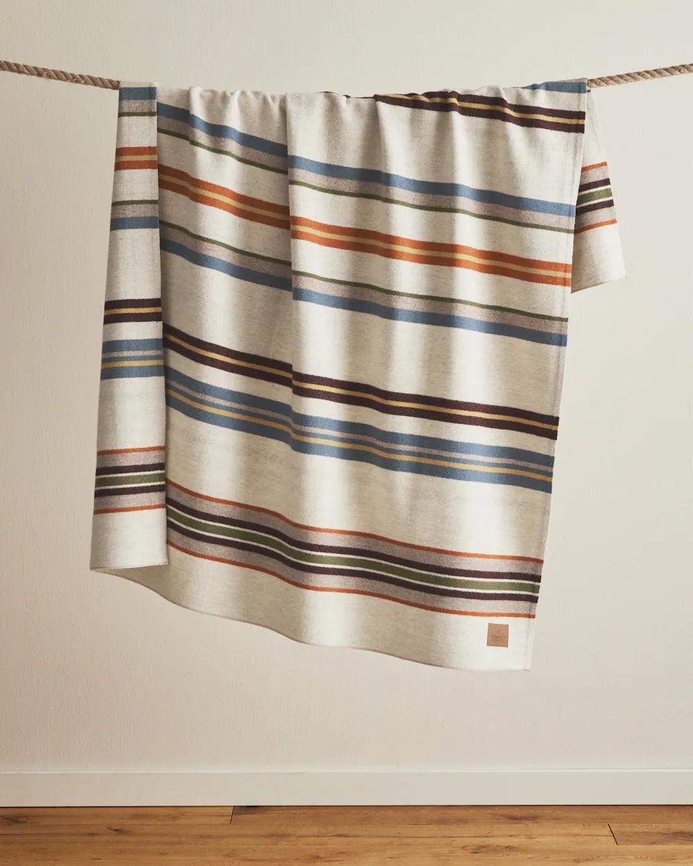 Cashmere blankets for ultimate softness and luxuryBridger Stripe Wool Throw - 2 Colors
