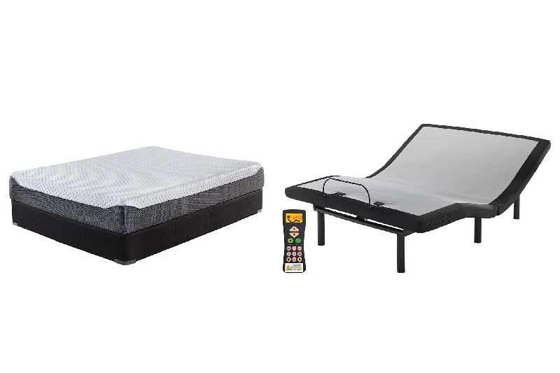 Memory foam mattresses for pressure relief and contouring10 Inch Chime Elite Mattress with Adjustable Base
