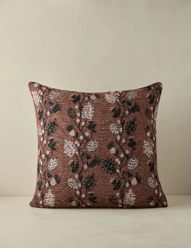 Round Pillows for Boho-Style InteriorsVini Botanical Jacquard Pillow by Sarah Sherman Samuel Round Pillows for Boho-Style InteriorsVini Botanical Jacquard Pillow by Sarah Sherman Samuel