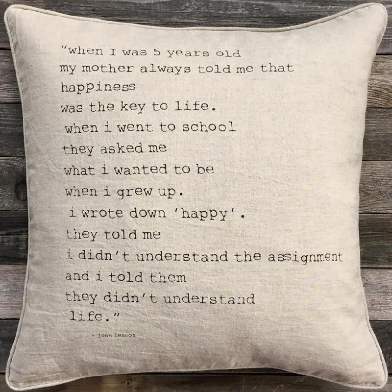 Round Pillows for Boho-Style InteriorsSweet Gumball Happiness Pillow