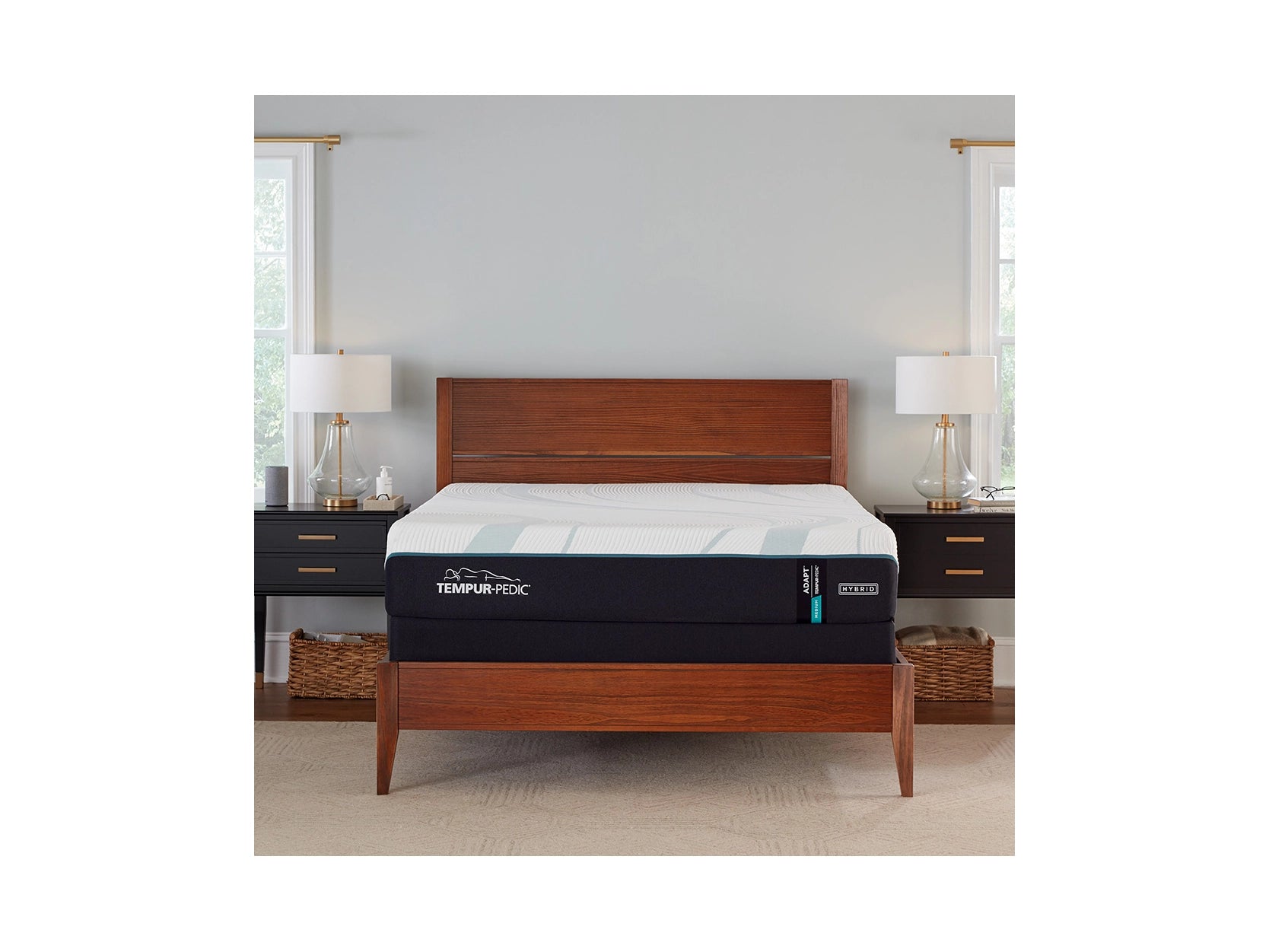Memory foam mattresses for pressure relief and contouringTEMPUR-Adapt Medium Hybrid Full Mattress