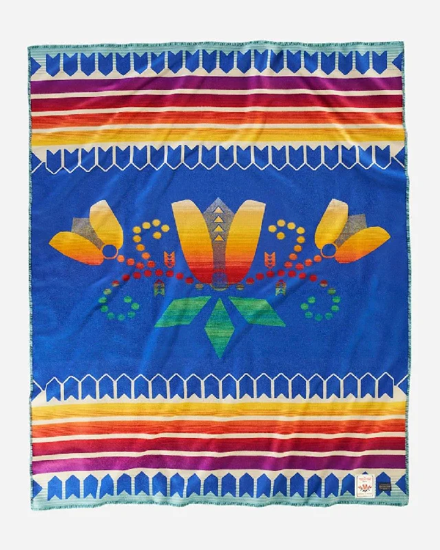 Cotton blankets for breathability and a lightweight feelThe College Fund Courage To Bloom Blanket Cotton blankets for breathability and a lightweight feelThe College Fund Courage To Bloom Blanket