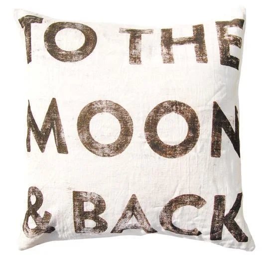 Back Support Pillows for Office ChairsSugarboo Designs To The Moon And Back Pillow