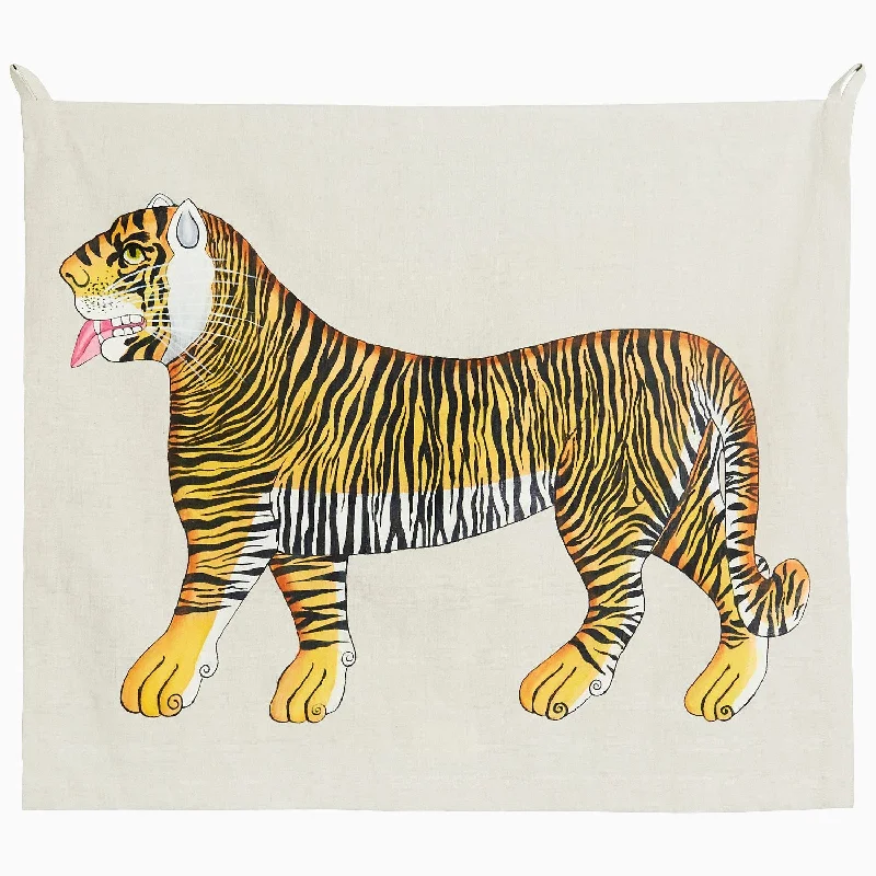 Round Pillows for Boho-Style InteriorsTiger Tapestry