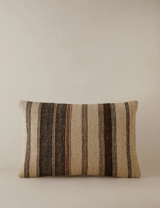 Soft and Fluffy Pillows for Bedroom ComfortVintage Lumbar Pillow No. 23, 16" x 24"