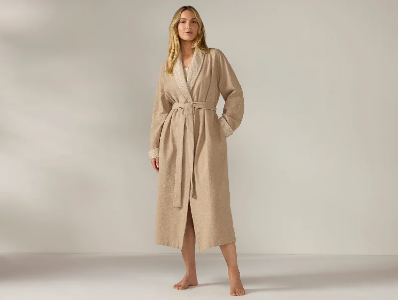 Kids Pillows with Fun DesignsWomen's Cloud Brushed Organic Flannel Robe