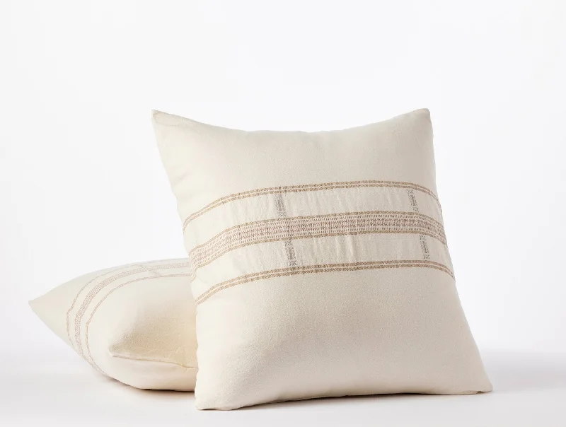 Round Pillows for Boho-Style InteriorsBodega Bay Organic Sham - Renewed