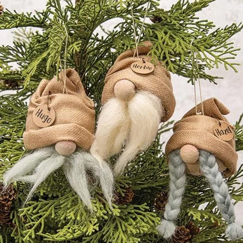 Bed skirts with a high - quality elastic waistband3/Set Spring Gnome Ornaments