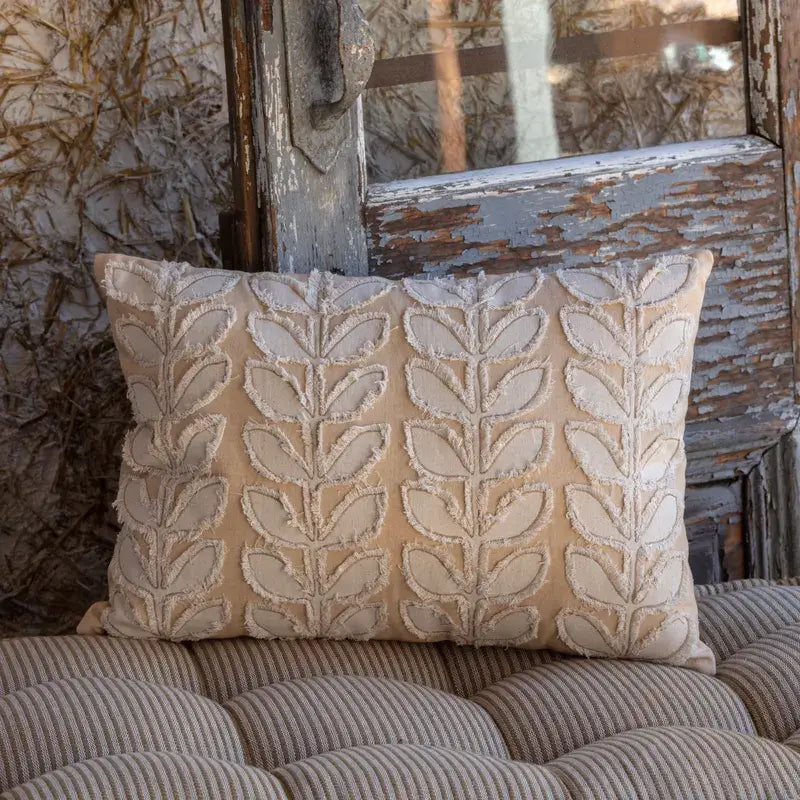 Round Pillows for Boho-Style InteriorsNeutral Vine Rectangle Pillow Set