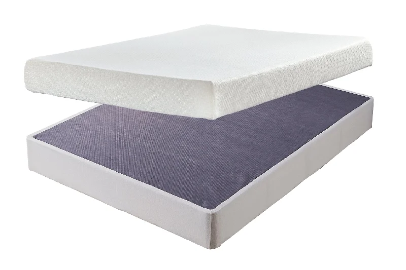 Gel - infused memory foam mattresses for cooler sleepChime 8 Inch Memory Foam Mattress with Foundation