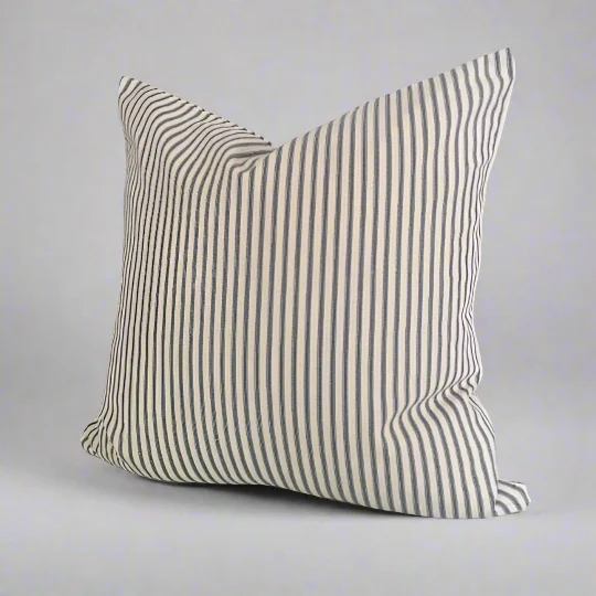 Orthopedic Pillows for Back Pain ReliefGray Ticking Stripe Throw Pillow Cover 8 Sizes Available Orthopedic Pillows for Back Pain ReliefGray Ticking Stripe Throw Pillow Cover 8 Sizes Available