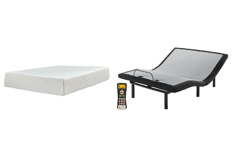 Hybrid mattresses combining foam and innerspring technologyChime 12 Inch Memory Foam Mattress with Adjustable Base