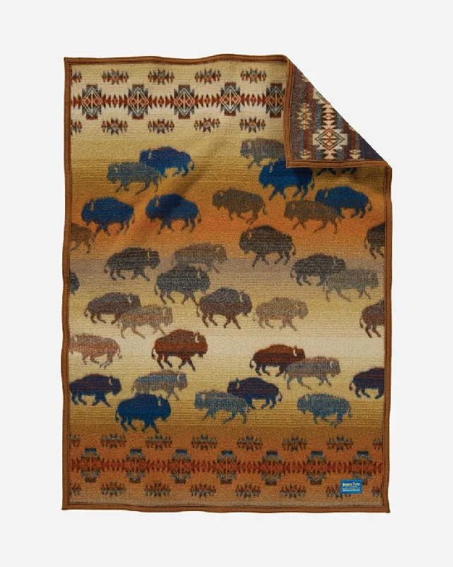 Synthetic fiber blend blankets for a budget - friendly choicePrairie Rush Hour Kids Blanket