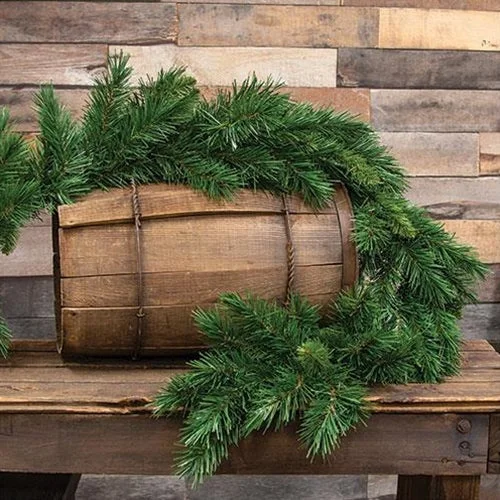 California king bed skirts for a larger bedSugar Pine Garland 9 ft.