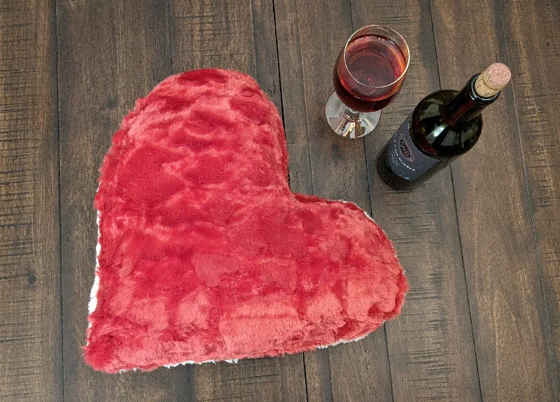 Decorative Pillows for Living Room MakeoverDaDa Bedding Luxury Romantic Valentine Heart Shaped Red Throw Pillow - 16” x 14” Decorative Pillows for Living Room MakeoverDaDa Bedding Luxury Romantic Valentine Heart Shaped Red Throw Pillow - 16” x 14”