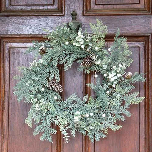 Bed skirts with a flannel material for a cozy winter optionIcy Pine Boxwood Red Berry & Pinecone Wreath Bed skirts with a flannel material for a cozy winter optionIcy Pine Boxwood Red Berry & Pinecone Wreath